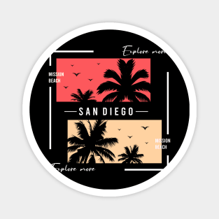 San Diego - Coastal Charm Art Magnet